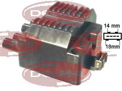 SYT.PUOLA DELPHI OE OPEL - Sytytyspuolat - DS10000-12B1 - 1