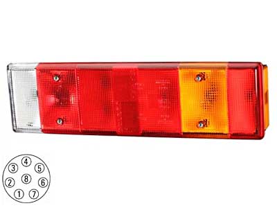 TAKALYHTY HELLA ADR 476X131 - 7- Kammiovalaisimet - 2VD007323041 - 1