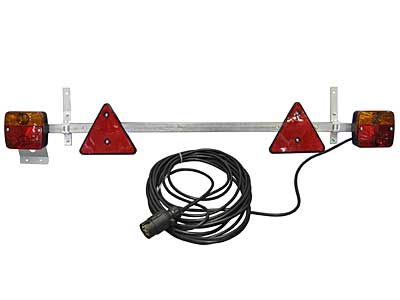 TAKAVALOPANEELI 1,4-2,1M SÄÄDETTÄVÄ # - Halogen perävaunuvalaisimet - 1606-20001 - 1