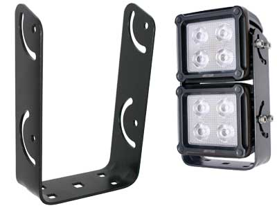 TERÄSJALKA KAHDELLE TYÖVALOLLE - LED-peruutus- ja työvalotarvikkeet ja va - BRT40-1 - 1