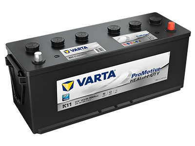 VARTA PROMOTIVE BLACK K11, 143AH, 508X174X205MM, -/+ 900A - VARTA hyötyajoneuvojen akut - 1810-K11 - 1