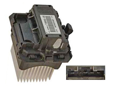 VASTUS/NOP.SÄÄDIN MEGANE III - Puhallinmoottorit & vastukset merkkihaku - 9044-1851 - 1