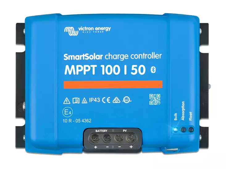 Victron Energy SmartSolar MPPT 100/50 12-24V 50A Bluetooth - Aurinkopaneelisäätimet - 1702-87701 - 1