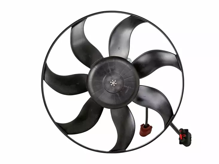 Hella Jäähdyttimen vapaatuuletin 362mm Vasen - Audi / Seat / Volkswagen / Skoda - Vapaatuulettimet ja vastukset merkkihaku - 8EW366420471 - 1