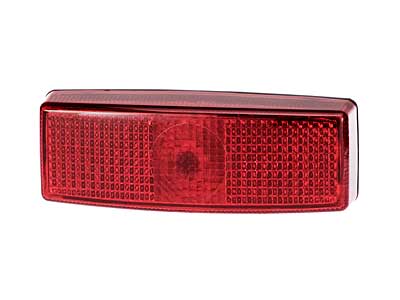 Talmu 1168-101 halogen äärivalo punainen - 110x40x25mm - Punaiset äärivalot - 006717-231 - 1