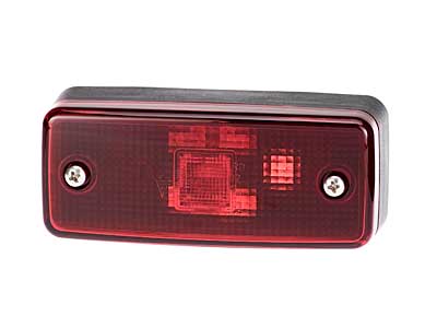 Talmu 1178-101 halogen äärivalo punainen - 116x50x34mm - Punaiset äärivalot - 963959-311 - 1