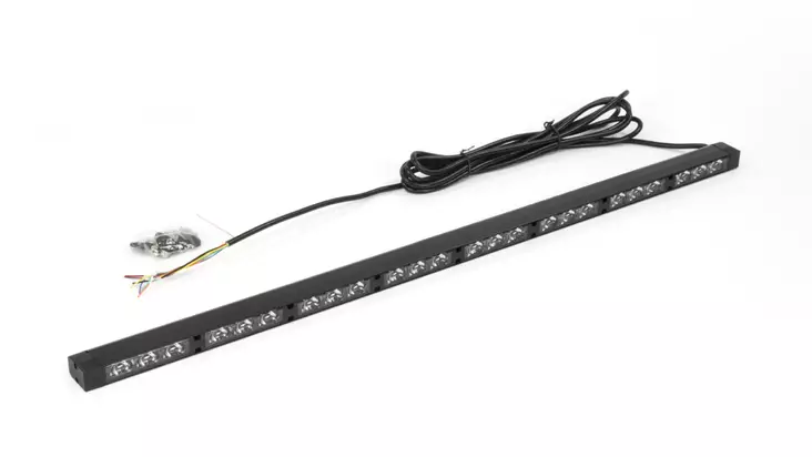 AXIXTECH TR3 led-liikenteenohjauspaneeli - 888mm / Keltainen / 12-24V - LED-majakkapaneelit 750-990mm - 1603-140731 - 2