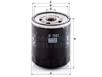 ÖLJYNSUODATIN MANN, MAZDA - Öljynsuodattimet - 1482-W7061 - 1