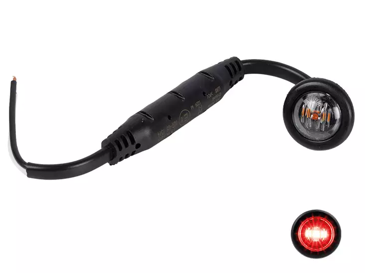 Optibeam Dark Phantom led-äärivalo 12-24V - Punainen - Punaiset äärivalot - 1608-3101 - 2