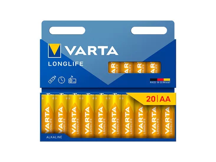 VARTA LONGLIFE AA PARISTO 20KPL - AA paristot - 1811-8740731 - 2