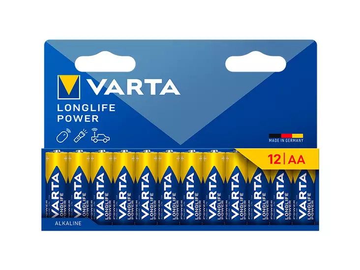 VARTA LONGLIFE POWER AA PARISTO 12KPL - AA paristot - 1811-8741901 - 2