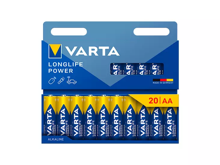 VARTA LONGLIFE POWER AA PARISTO 20KPL - AA paristot - 1811-8740371 - 2