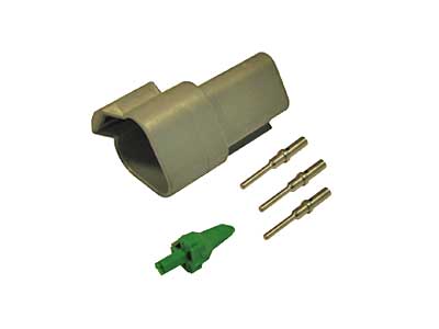 Deutsch DT 3-napainen liitinsarja IP68 (uros) - Liitinrasia Deutsch - 1605-N8K052 - 1