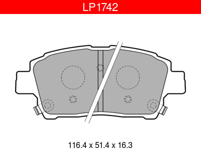 JARRUPALASARJA DELPHI ETU, TOYOTA - Jarrupalasarjat - LP1742 - 1