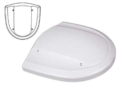 Siroco A3003 matala kattotuuletin valkoinen 12V (musta venttiili) - Kattotuuletus - 9000-19392 - 2