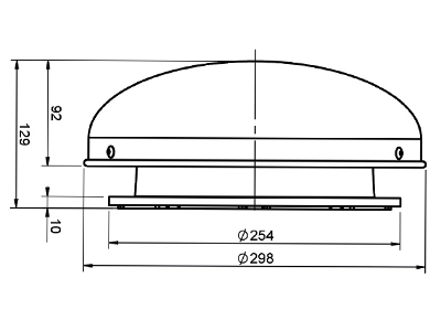 Siroco A2003 kattotuuletin valkoinen 24V - Kattotuuletus - 9000-1012 - 2