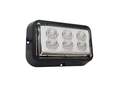 LED-VAROITUSVALO,10-30V KELT. R65 TASOKIIN. 143X110MM # - LED-varoitusvalo - 1603-497032 - 1