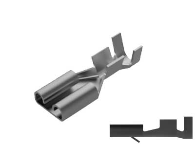 LIITIN 6,3 N. AMP 1-2,5MM2 5-160447-2 - Liittimet suojaamattomat - 1101652 - 1