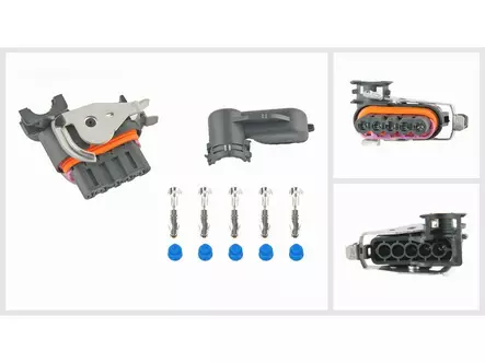 LIITINSARJA, SCANIA / VOLVO YM., 5-PIN, 1 KPL - Pistokkeet, rasiat 5-nap. - 1571-60362 - 1