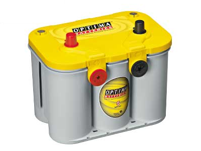 OPTIMA D1000U YELLOW TOP 8014-254 55AH - Optima vene- ja vapaa-ajan akut - 1810-YTU42 - 1