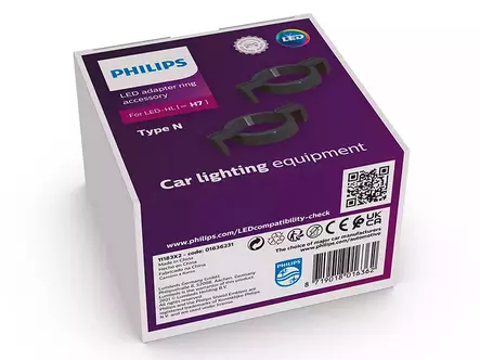 Philips Ultinon adapteripari H7 led-polttimoille - tyyppi N - LED-polttimot H7 - 10-11183X2 - 2