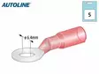 Autoline kutisterengasliitin M6 punainen 5kpl - Kutisteliittimet - 1569-20062 - 1