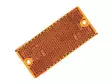 HEIJASTIN KELTAINEN SUORAKAIDE 42X96MM LIIMATTAVA - Ajoneuvoheijastimet ja kilvet - 1606-17312 - 1
