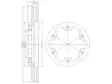 JARRULEVY DELPHI, 2 KPL / PKT, ETU, FORD MAVERICK / NISSAN - Jarrulevyt - BG3422 - 1