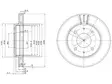 JARRULEVY DELPHI, 2 KPL / PKT, ETU, MITSUBISHI CARISMA - Jarrulevyt - BG3202 - 1