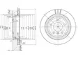 JARRULEVY DELPHI, 2 KPL / PKT, TAKA, BMW - Jarrulevyt - BG3042 - 1