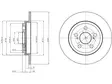 JARRULEVY DELPHI, 2 KPL / PKT, TAKA, TOYOTA URBAN CRUISER - Jarrulevyt - BG4272 - 1