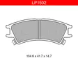 JARRUPALASARJA DELPHI ETU, HYUNDAI # - Jarrupalasarjat - LP1502 - 1
