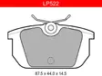 JARRUPALASARJA DELPHI TAKA, ALFA, FIAT, LANCIA - Jarrupalasarjat - LP522 - 1