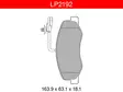 JARRUPALASARJA DELPHI TAKA, OPEL, RENAULT - Jarrupalasarjat - LP2192 - 1