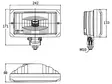 KAUKOVALO 242X133MM, PARKILLA - Halogen-lisävalot - 1606-27212 - 2