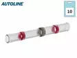 Autoline kutistejatkoliitin tinalla punainen 10kpl - Kutisteliittimet - 1569-20022 - 1