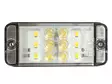 WAS LED-PERUUTUSVALO KIRKAS SUORAKAIDE 107X46MM 12-24V - LED-peruutusvalo - 1606-27752 - 1