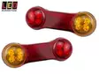 LED-TAKAVALOPARI "DOGBONE" 12V - LED-takavalot, muut muodot - 1614-DB2 - 1