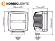 NORDIC # SCORPIUS LED N42 12-24V 23W FLOOD - LED-työvalot <28W - 1605-984202 - 3