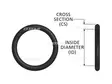 O-RENGAS 5855-30B - O-renkaat, stefat, tiivisteet - 31062 - 2