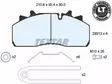 TEXTAR JARRUPALASARJA WABCO PAN 19-1 SAF SK 19.5 - Jarrupalasarjat - 1498-2931302 - 1