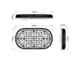 Truckvision Led-majakkapaneeli - 328mm / Keltainen / 12-24V - LED-majakkapaneelit 200-749mm - 1603-140962 - 6