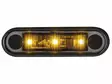 Optibeam Dark Phantom led-äärivalo upotettava 12-24V - Keltainen - Keltaiset äärivalot - 1608-3202 - 1