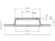 JARRULEVY 2 KPL/PKT, TAKA, AUDI, SEAT, SKODA, VW - Jarrulevyt - 69-1002 - 2