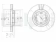 JARRULEVY DELPHI, 2 KPL / PKT, ETU, HYUNDAI H1 - Jarrulevyt - BG4132 - 2