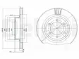 JARRULEVY DELPHI, 2 KPL / PKT, ETU, TOYOTA LANDCRUISER - Jarrulevyt - BG4052 - 2