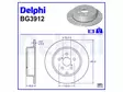 JARRULEVY DELPHI, 2 KPL / PKT, TAKA, TOYOTA AVENSIS - Jarrulevyt - BG3912 - 2