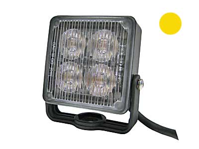 AXIXTECH SQ4 KELTAINEN LED-VAROITUSVILKKU R65 10-30V - LED-varoitusvalo - 1603-497002 - 1