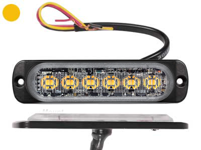 Axixtech ST6 led-tasovilkku/äärivalo keltainen R65&R91 - LED-tasovilkku - 1603-300682 - 1