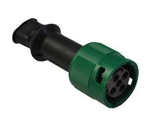 BAJONET LIITIN 5-NAP. VIHR. 2-JOHD. JOKON - Peräkärryvalojen pistokkeet ja rasiat - 15802 - 1